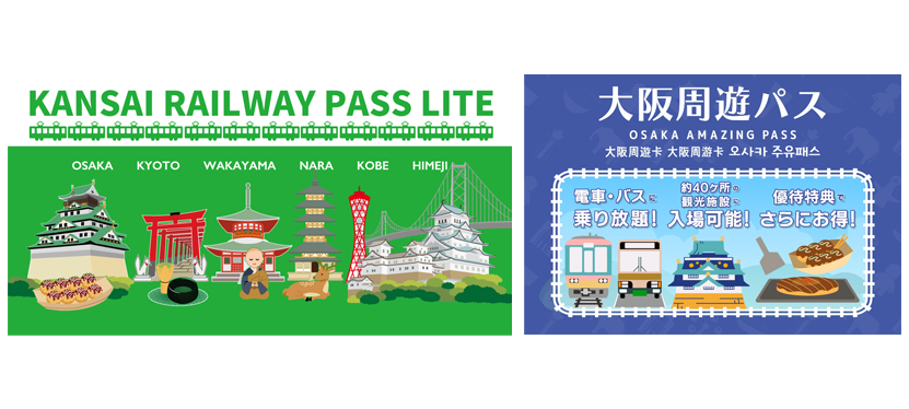 KANSAI RAILWAY PASS LITE・大阪周遊パス